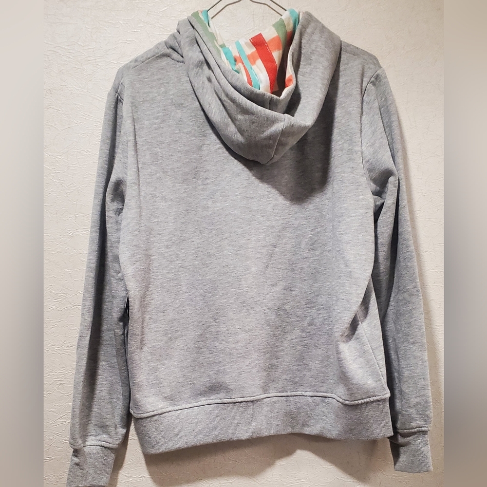 HALLMARK channel gray #1 fan nwt small/ petite womens hooded‎ sweatshirt - Picture 3 of 11
